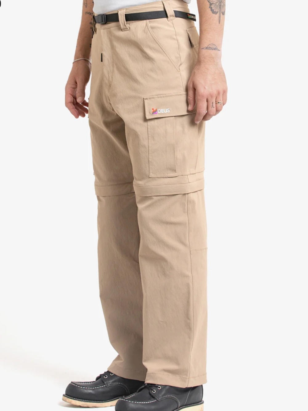 Men's Convertible Cargo Pants in Tan NEW with tags